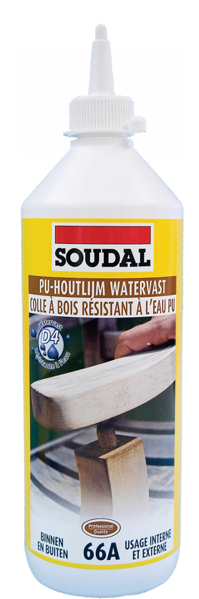 SOUDAL Adeziv.Lemn 66A D4 Poliuretanic 250 gr 124661