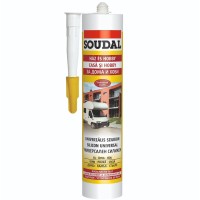 Silicon  UNIVERSAL, ALB, 280 ml Soudal,(15) 103234