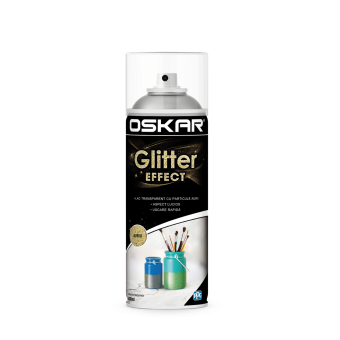 OSKAR Spray GLITTER Efect, AURIU, 400ml, (4552) (6b)