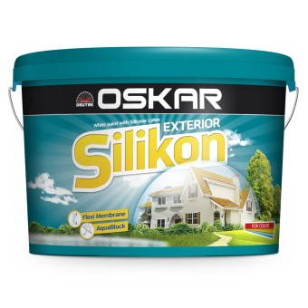 OSKAR Silikon EXT, 5L, TRANSPARENT,vopsea lavab cu latex siliconat
