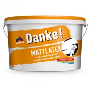 DANKE MATTLATEX 2.5L, interior/exterior, vopsea lavabila