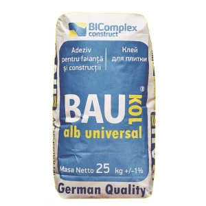 zzAdeziv  BAUKOL ALB,25 kg, Universal ,pt Porcelonat (48) 