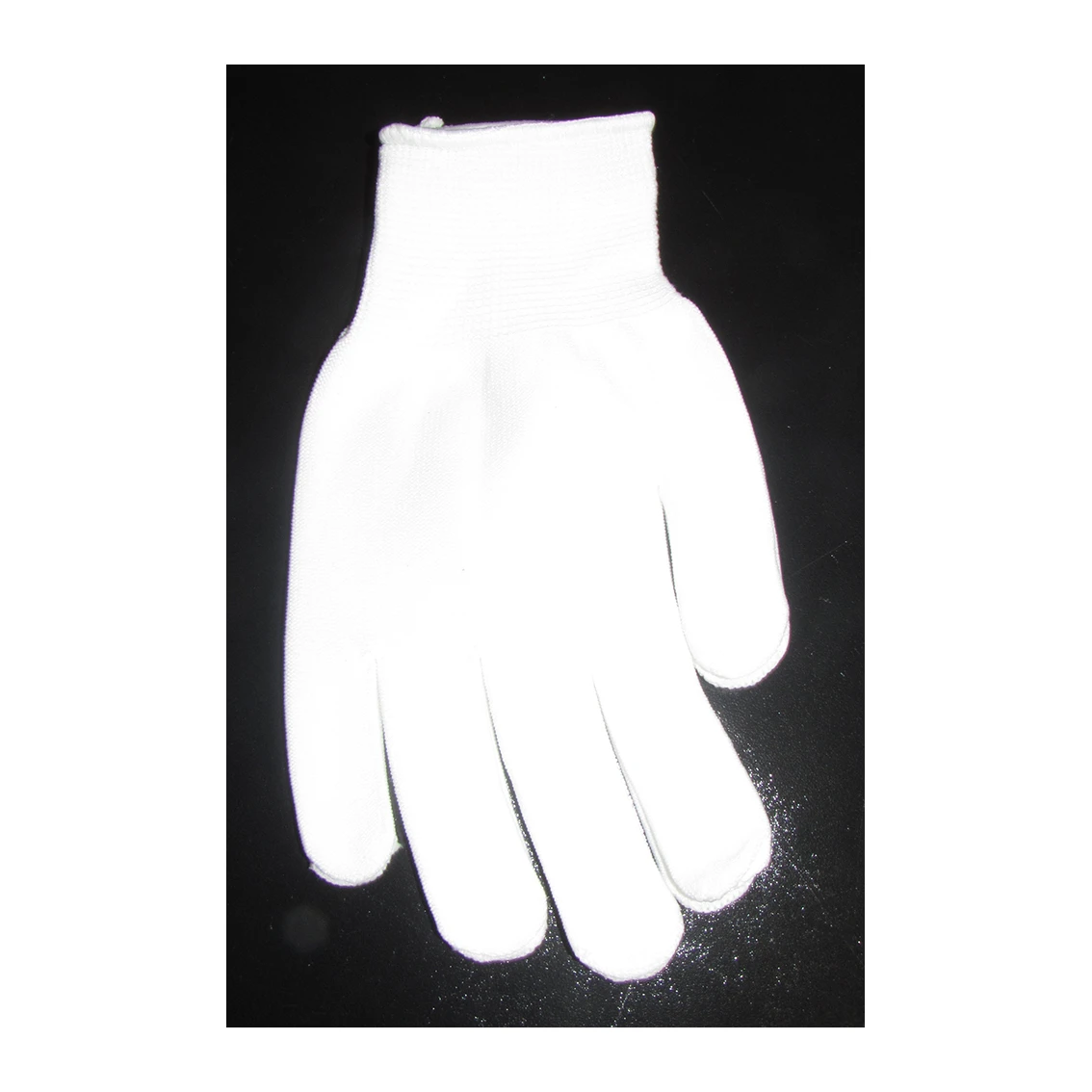 Manusi  (CG) cu 5 degete 4 ate,PVC, (ALBE) 