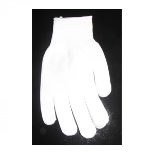 Manusi  (CG) cu 5 degete 4 ate,PVC, (ALBE) 