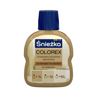 COLOREX, Nr 61,  0.1L, nisipiu, colorant, int.-ext.