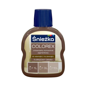 COLOREX, Nr 75,  0.1L, cafeniu inchis, colorant, int.-ext.