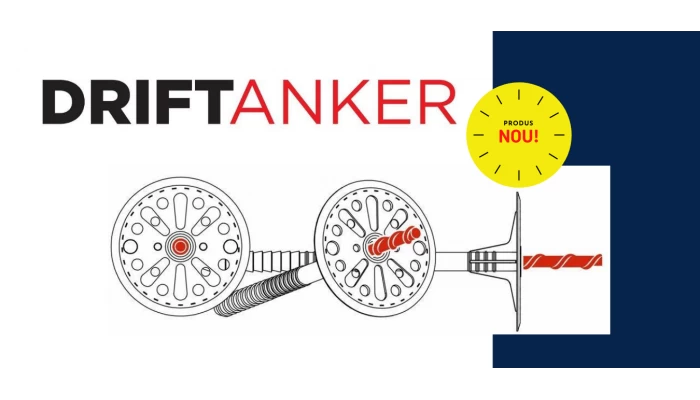 DriftAnker - Diblu Compozit pentru Fixarea Termoizolației