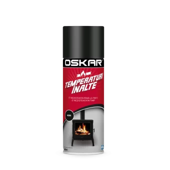 zzOSKAR Spray Temp. Inalt, NEGRU, 400ml, (4613) (6b)
