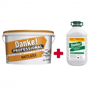 zzDANKE PROF.MATTLATEX 15L + 4L Amorsa Danke,vopsea lavabila int.